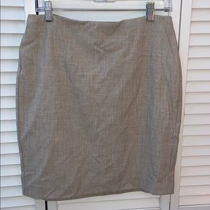 Beige Banana Republic Pencil Skirt